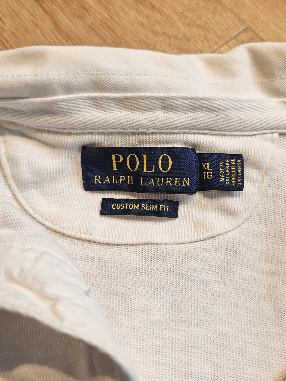men's Polo Ralph Lauren long-sleeve waffle-knit polo shirt Size XL